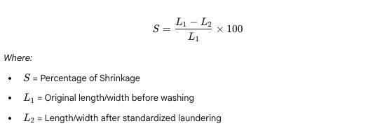 Complex Mathematical Size Grading EXPLORETEX 