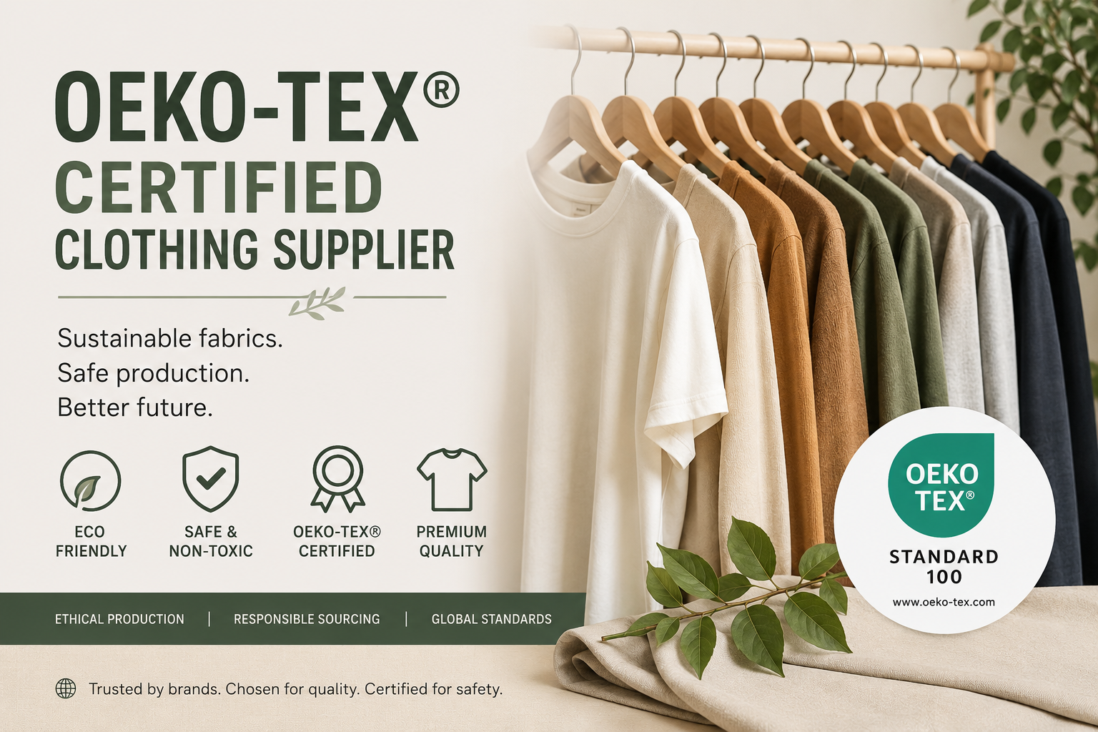 OEKO-TEX Certified Clothing Supplier