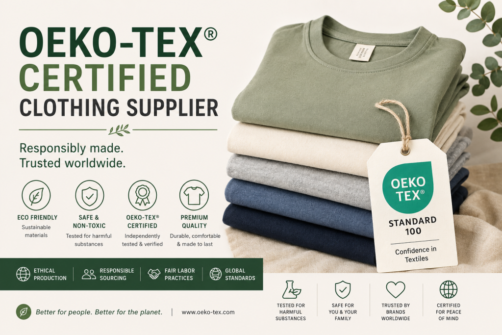 OEKO-TEX Certified Clothing Supplier