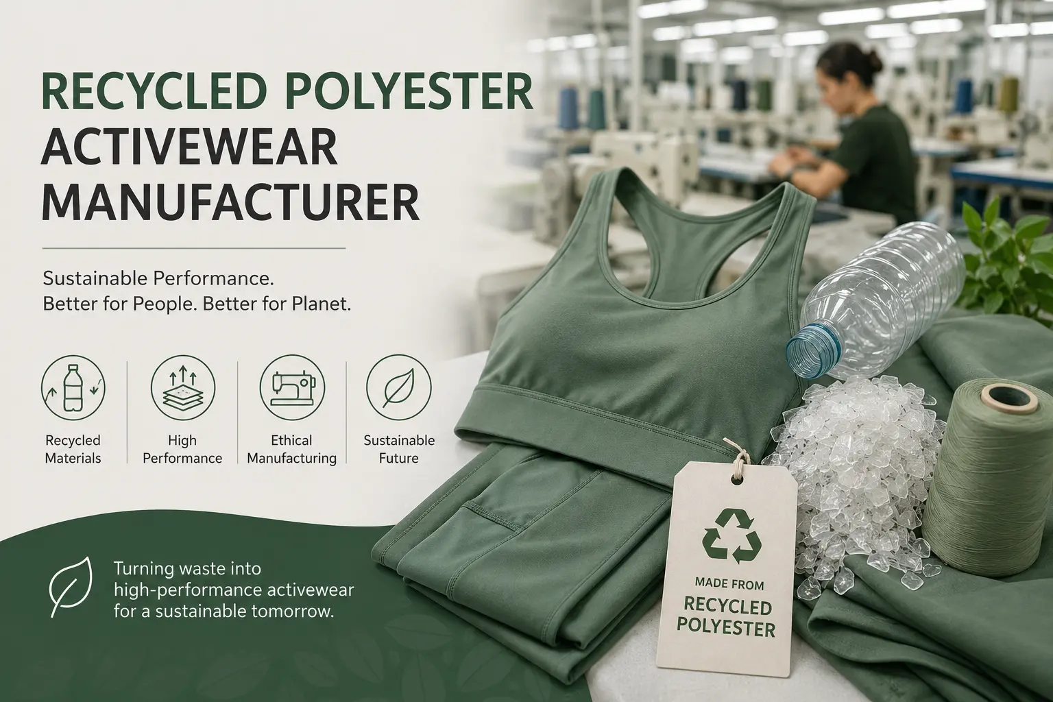 Recycled Polyester Activewear Manufacturer