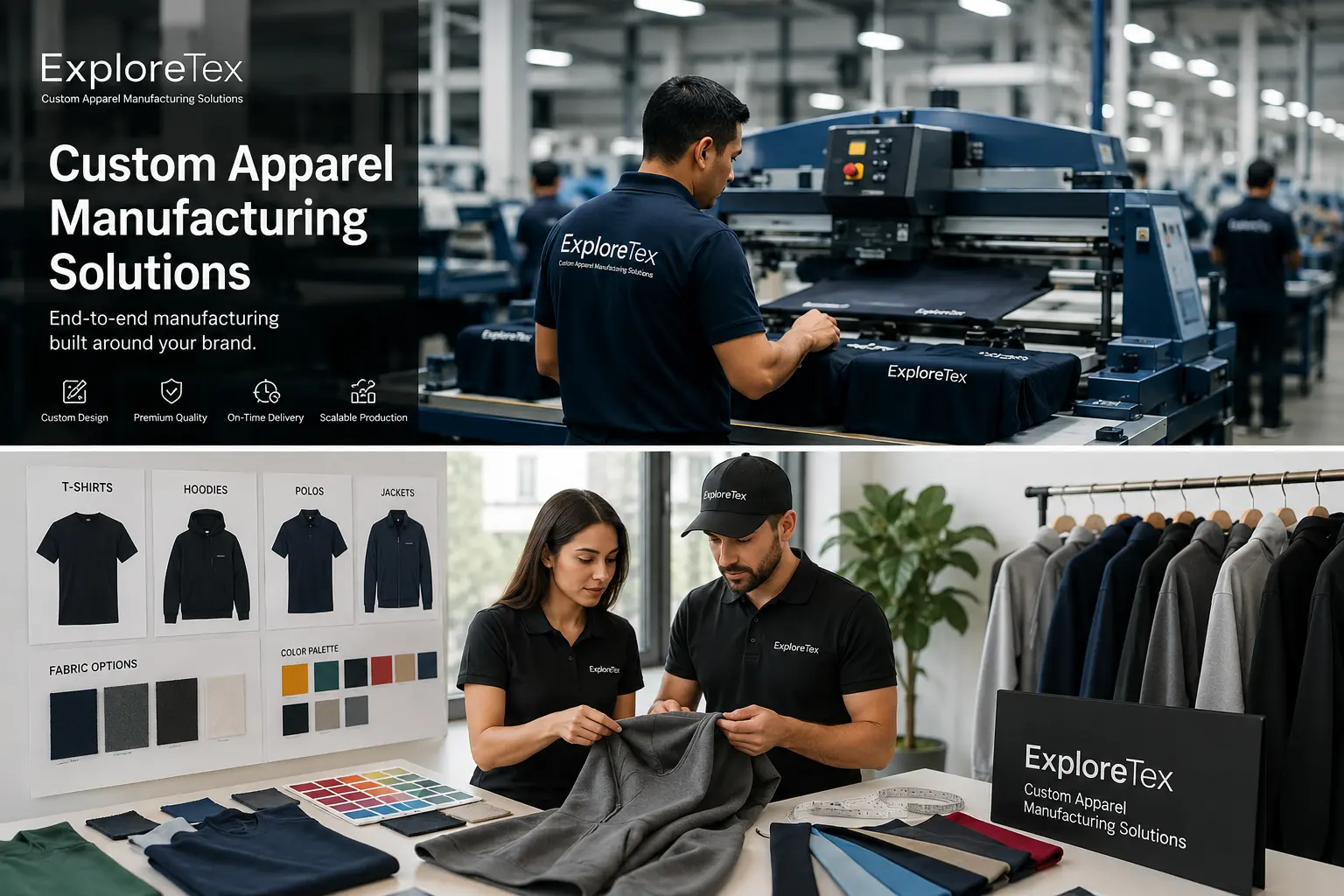 custom apparel manufacturing solutions
