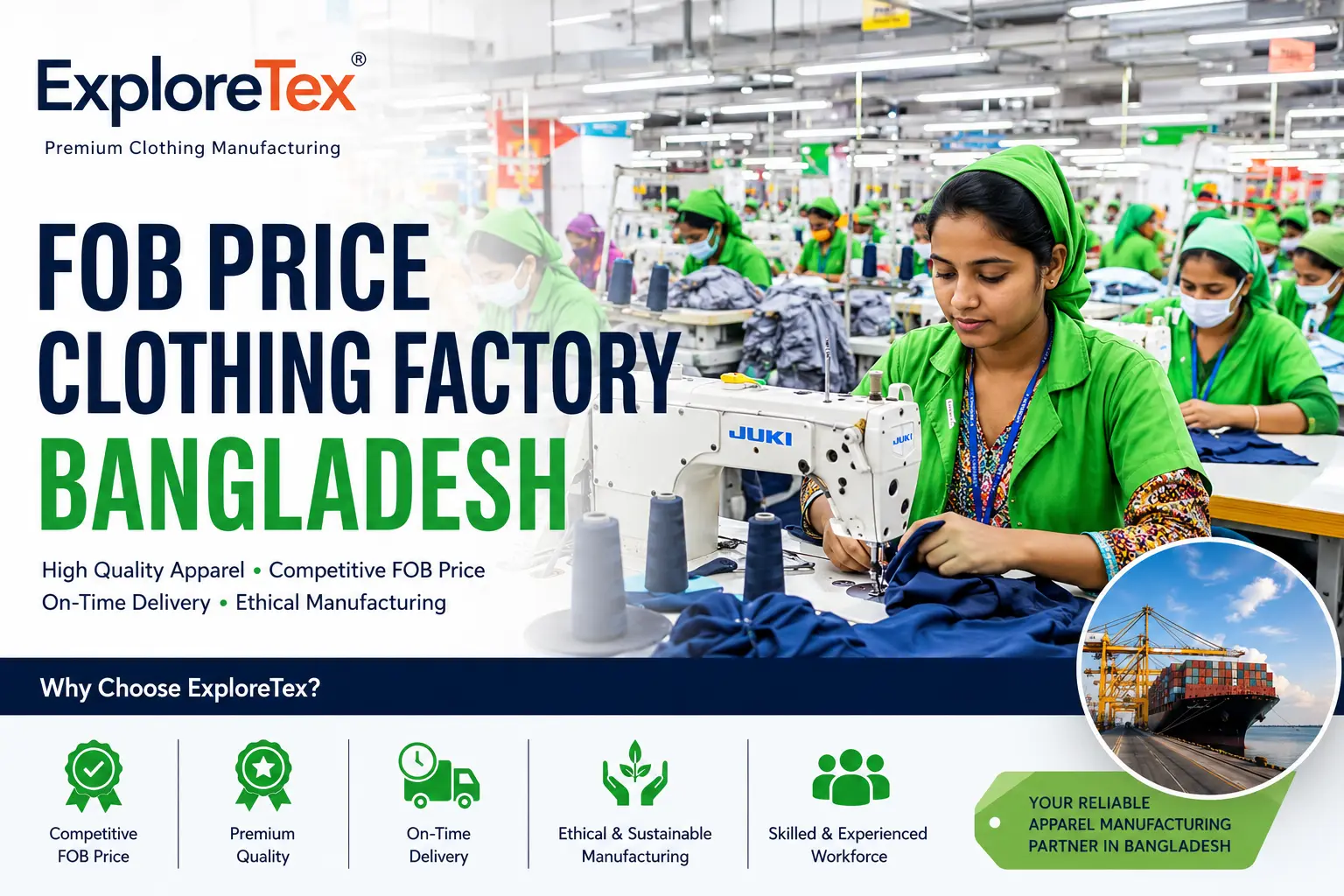 fob price clothing factory bangladesh