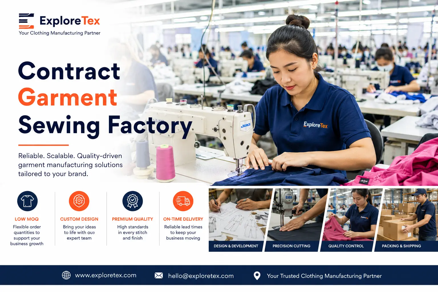 contract garment sewing factory