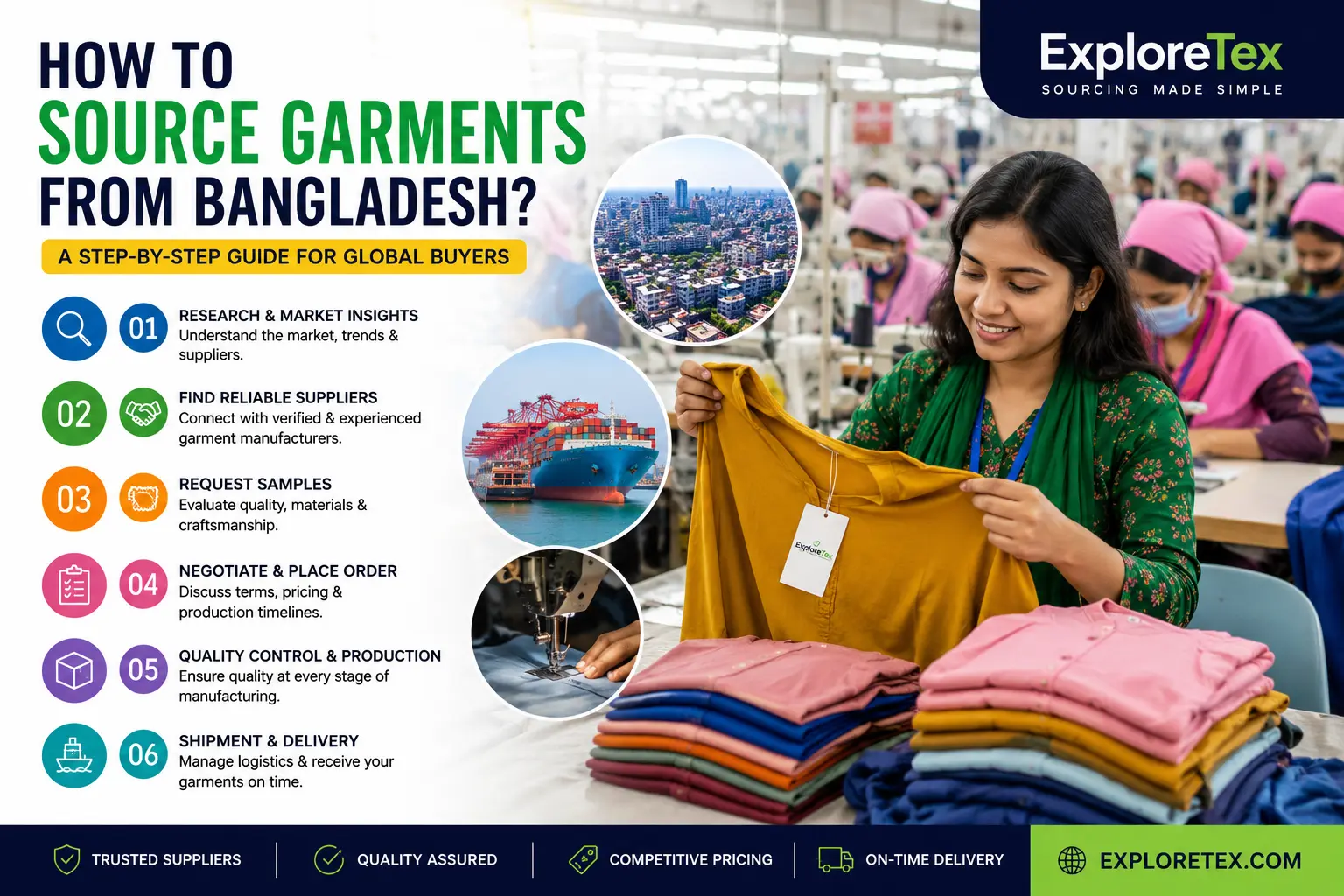 how to source garments from Bangladesh?