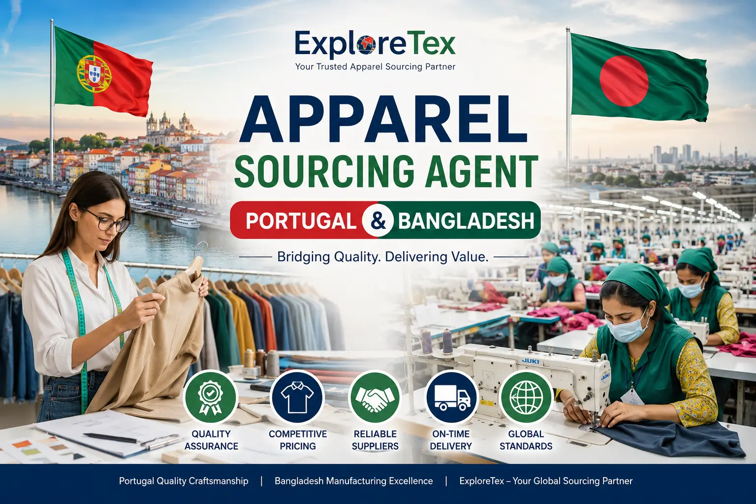 apparel sourcing agent portugal and bangladesh