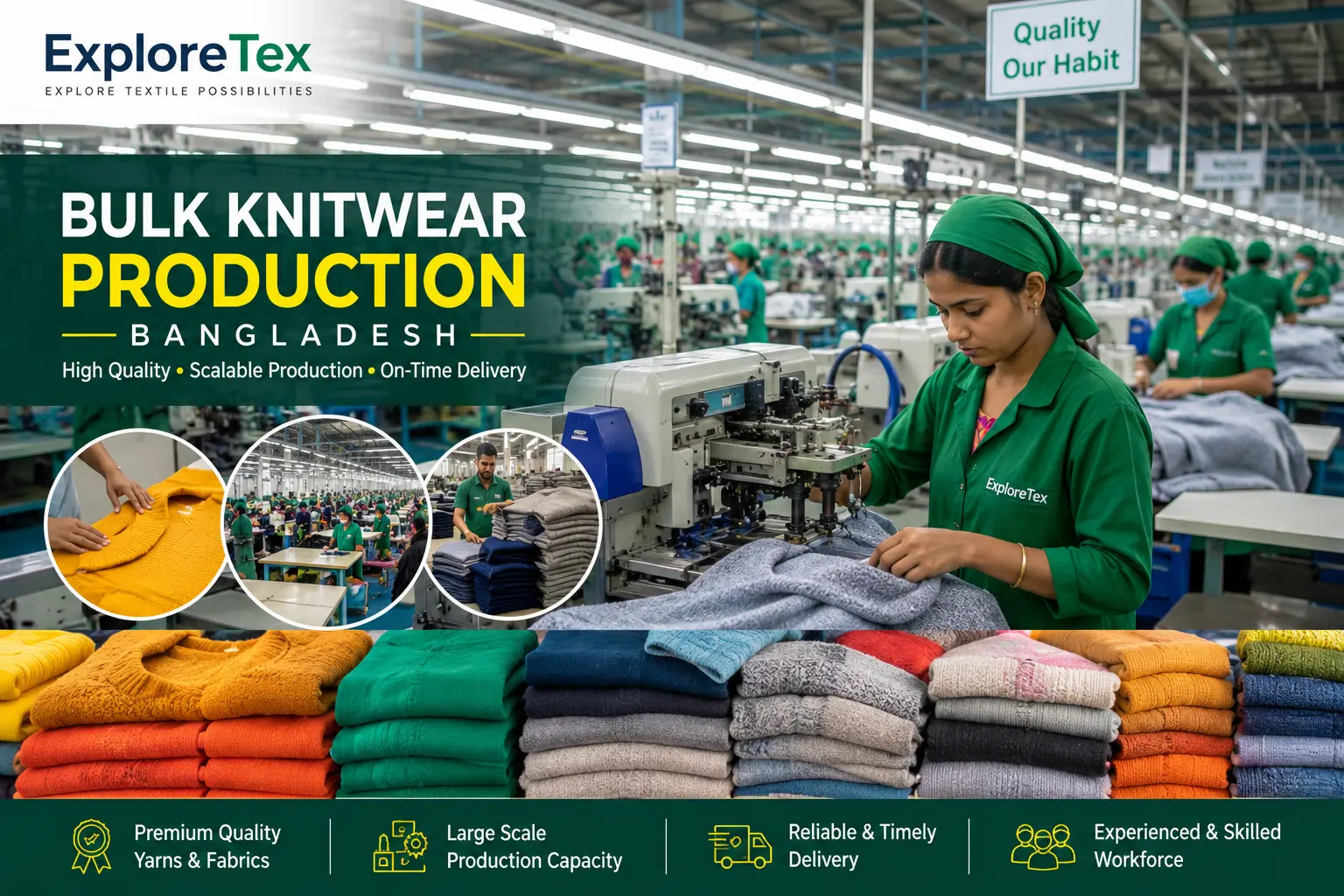 bulk knitwear production bangladesh