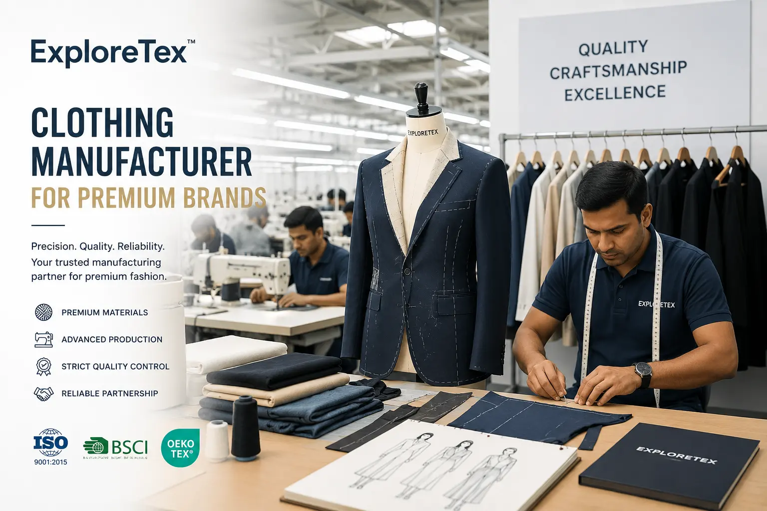 clothing manufacturer for premium brands