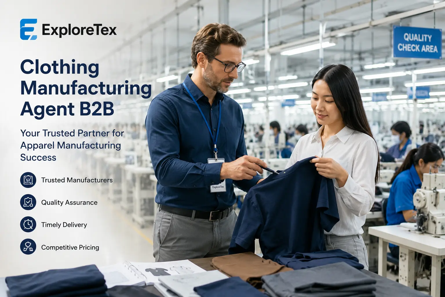 clothing manufacturing agent b2b