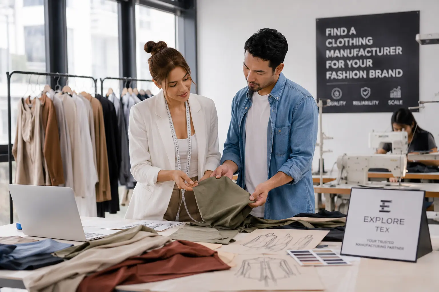 find a clothing manufacturer for fashion brand