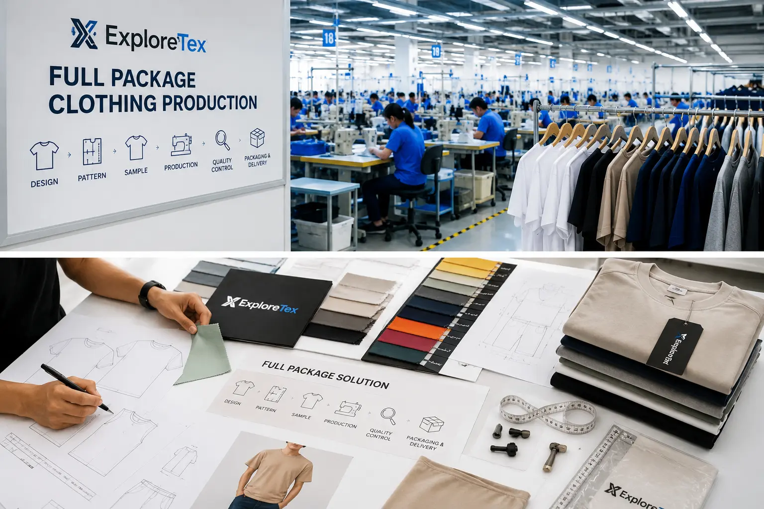 full package clothing production