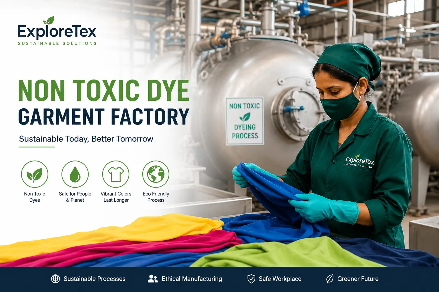 non toxic dye garment factory