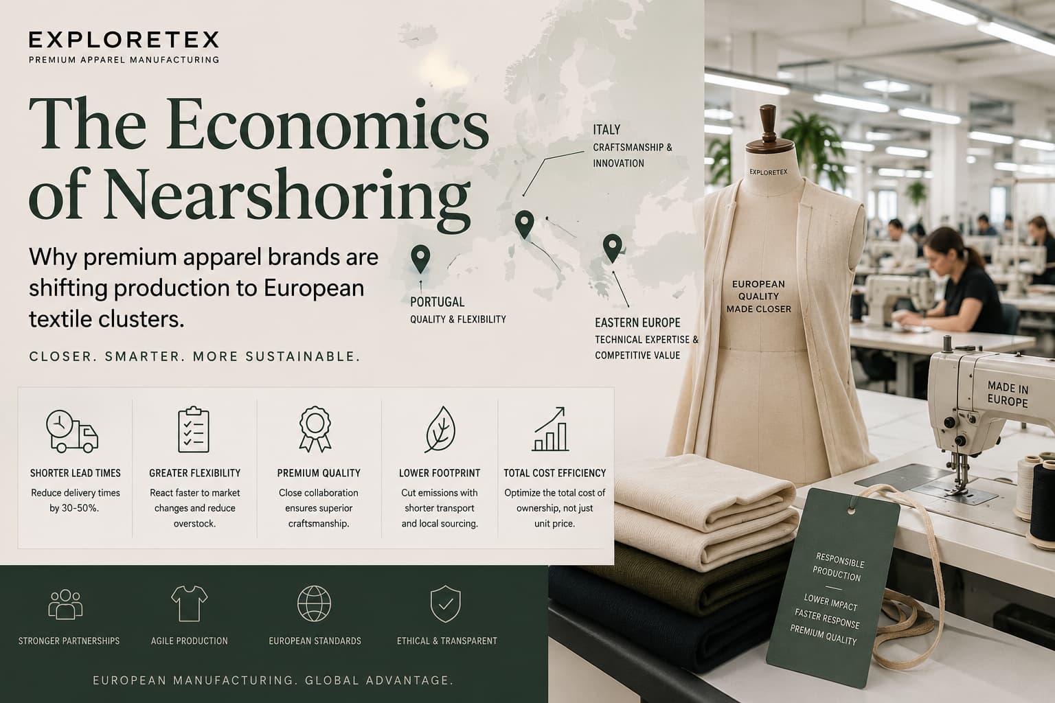 Nearshoring apparel production Europe