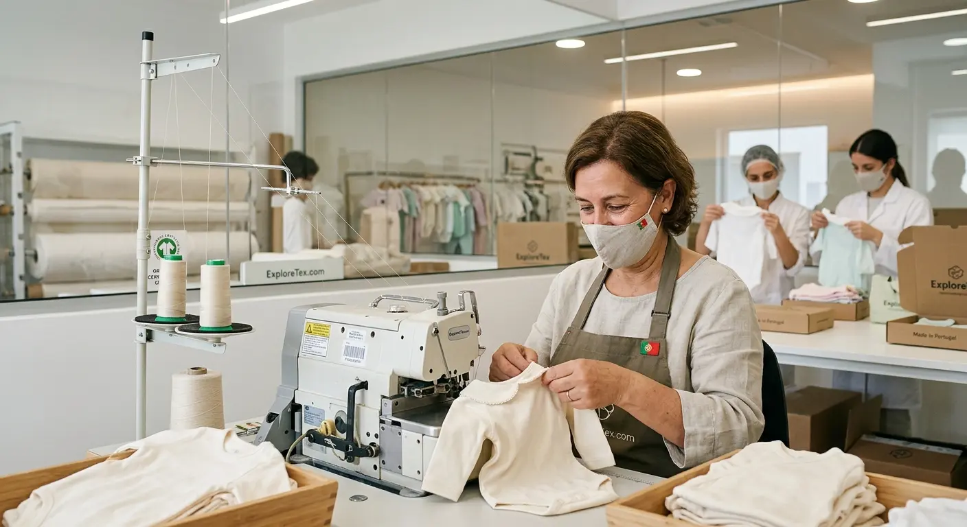 Organic infant clothing manufacturer Portugal