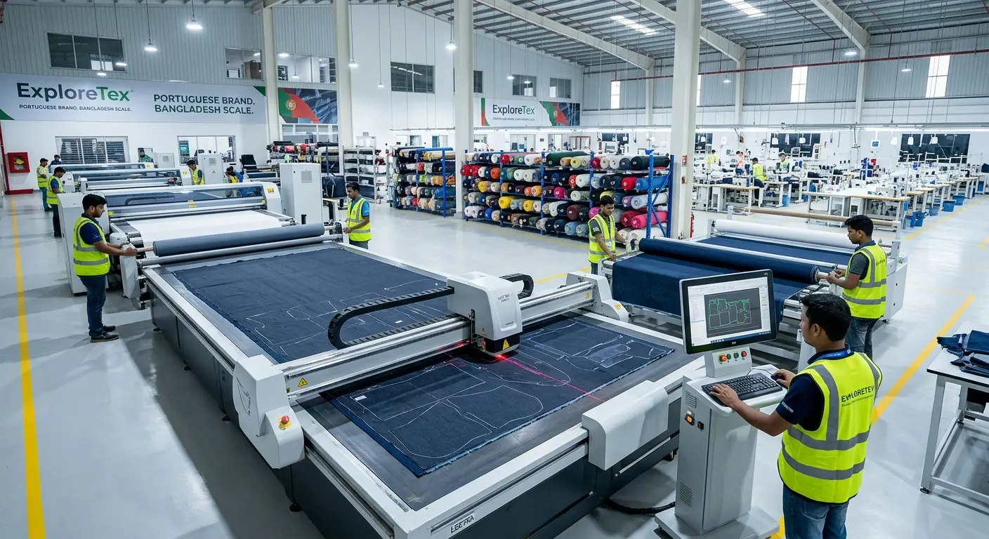 automated cutting garment factory Dhaka