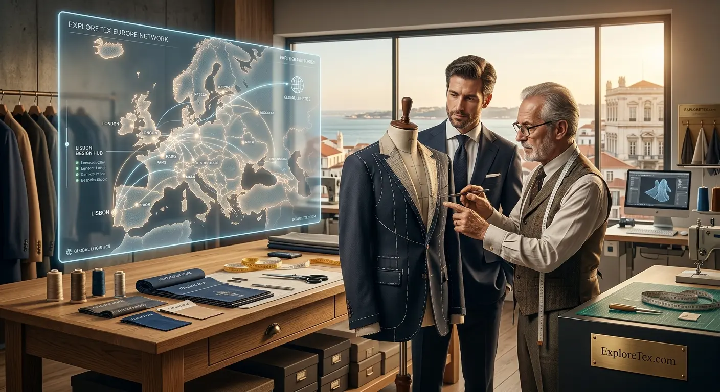 bespoke tailoring manufacturing network Europe