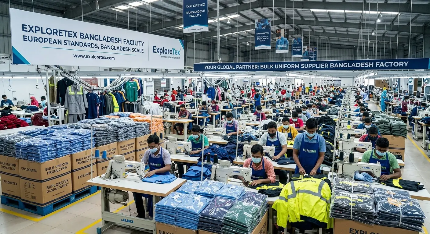 bulk uniform supplier Bangladesh factory