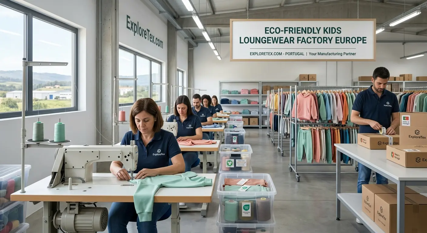 eco friendly kids loungewear factory Europe