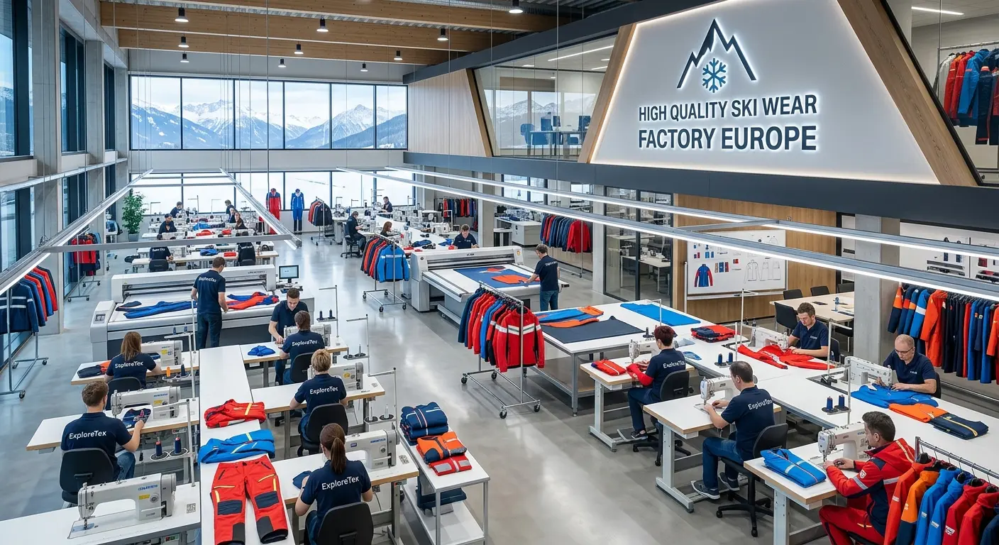 high quality ski wear factory Europe