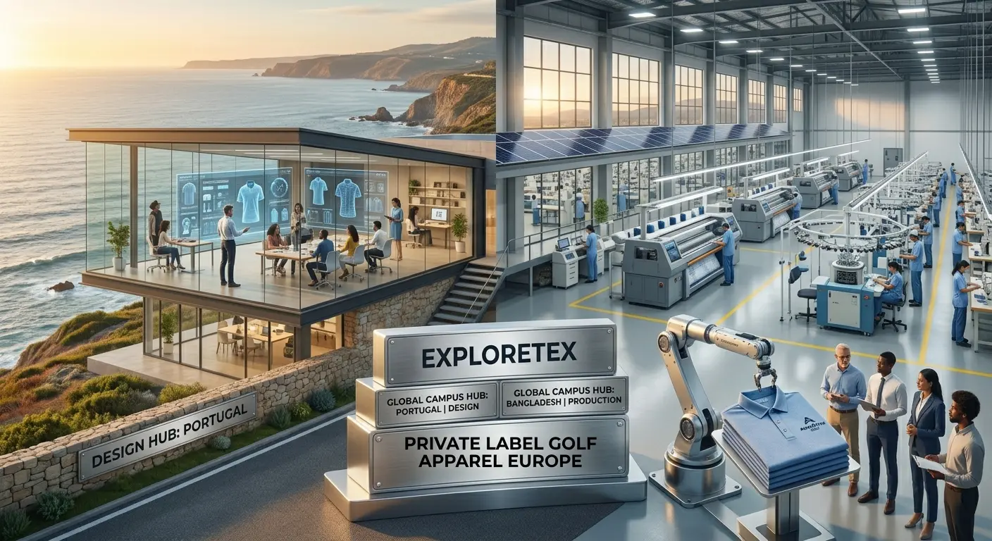 private label golf apparel Europe