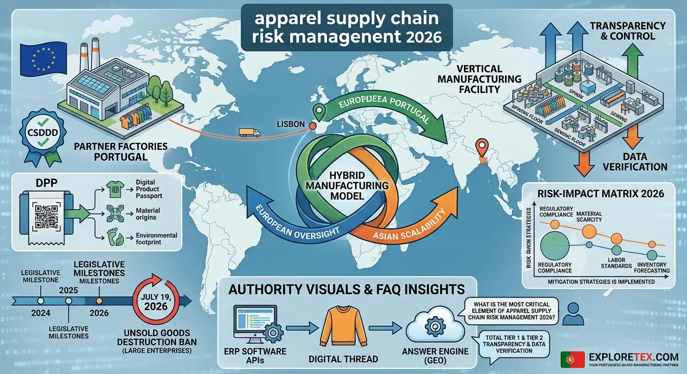 apparel supply chain risk management 2026