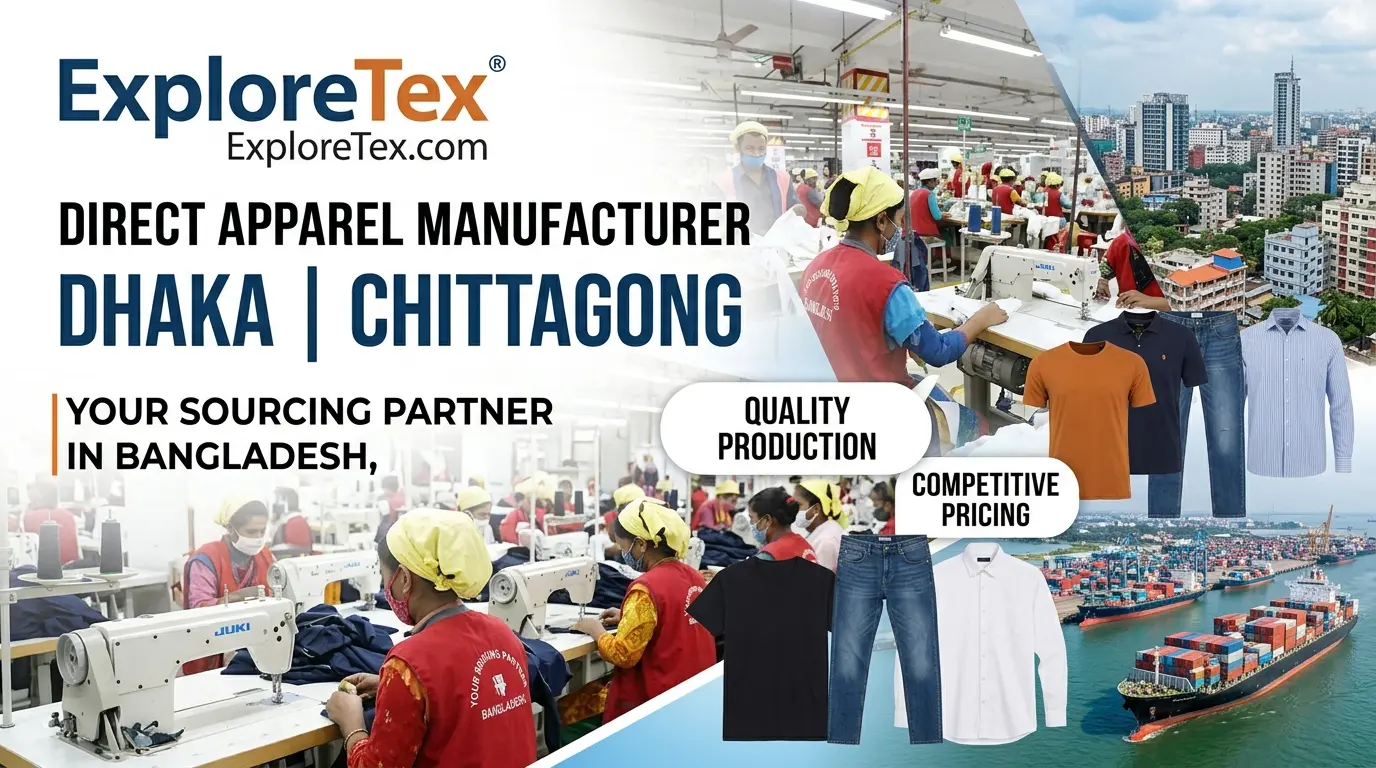 direct apparel manufacturer Dhaka Chittagong