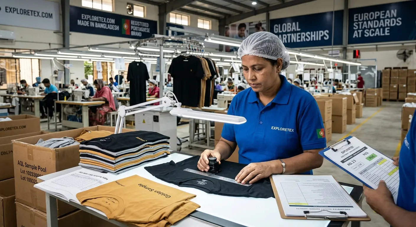 garment factory quality inspection AQL standards