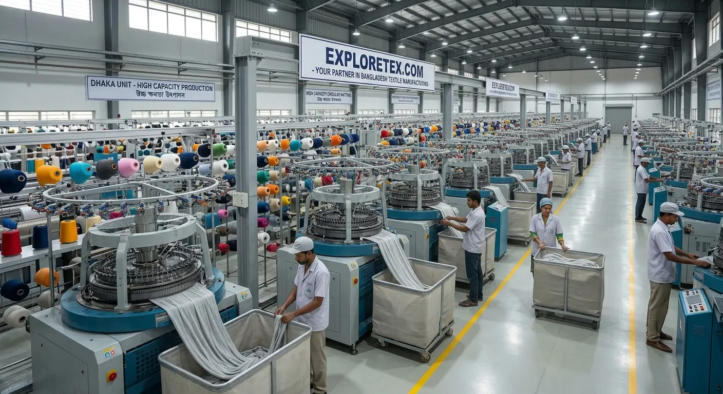 high capacity circular knitting factory Bangladesh