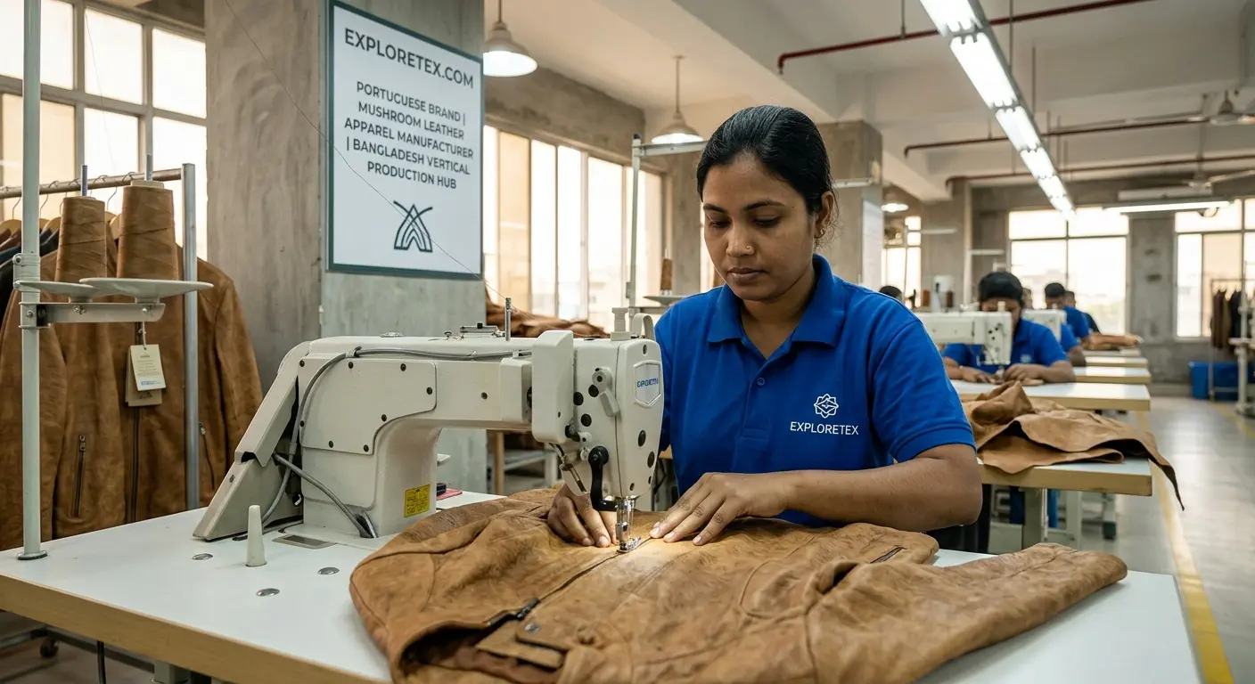 mushroom leather apparel manufacturer