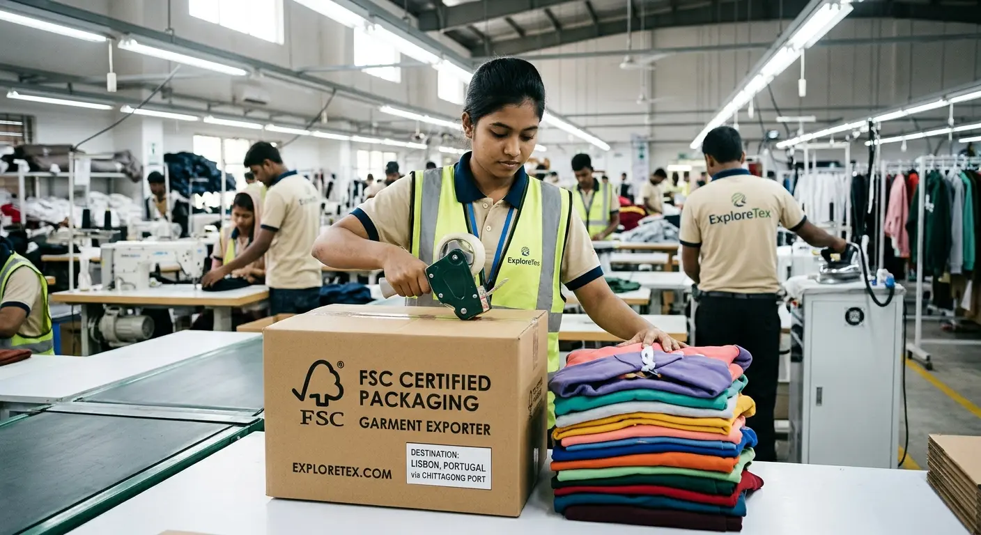 FSC certified packaging garment exporter