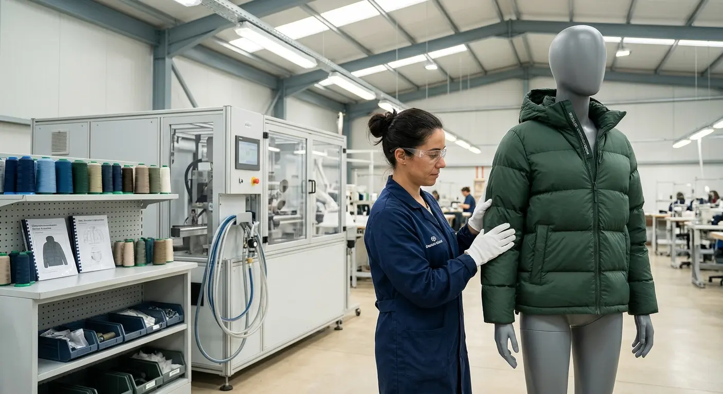 certified recycled down outerwear manufacturer