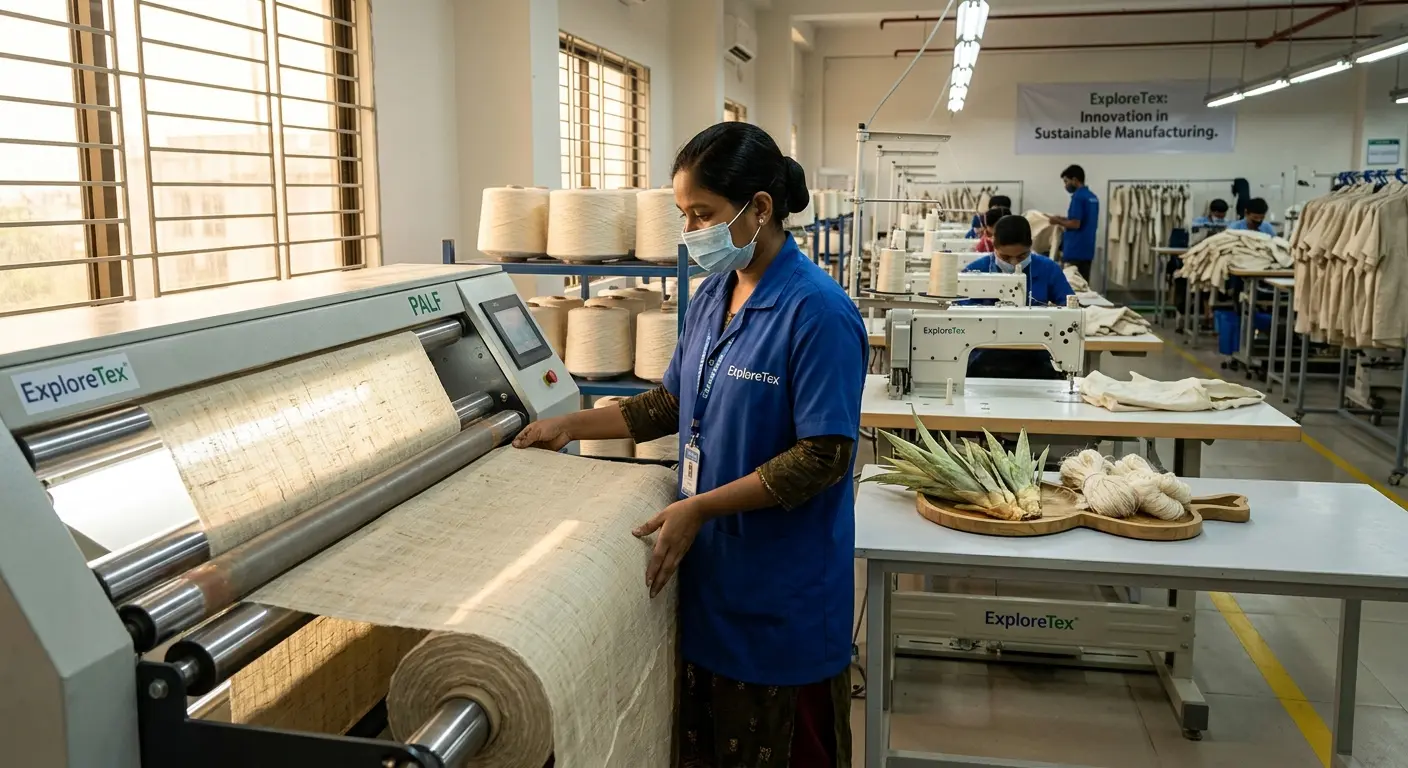 pineapple leaf fiber garment production