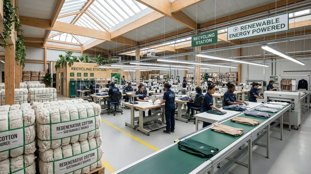regenerative agriculture cotton clothing supplier